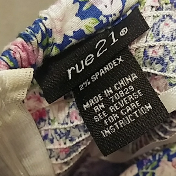 Rue21 Strapless Floral Dress l Floral Sundress - Picture 7 of 8